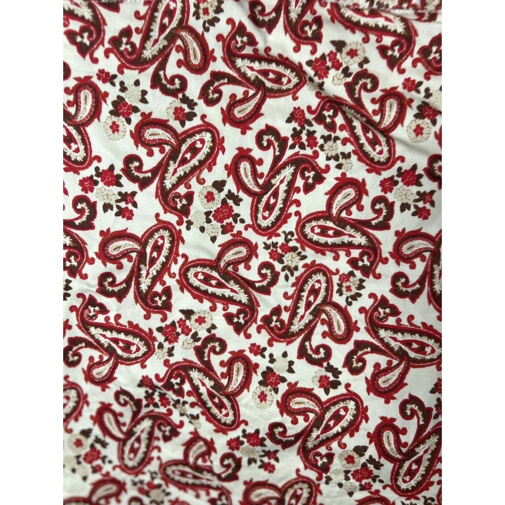 Lady Hagen Floral Paisley Golf Tennis Skort Skirt 16 Cotton Pockets Red Autumn - Picture 4 of 7